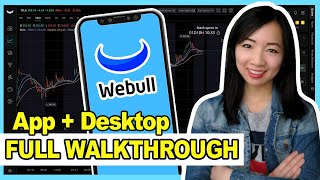 Webull App Tutorial  FULL WALKTHROUGH  Webull review [upl. by Alimrahs]