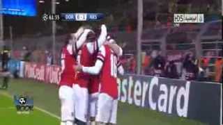 Borussia Dortmund vs Arsenal 0 1 All Goals Highlights 06 11 13 HQ [upl. by Eah357]