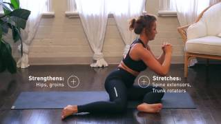 How to do a 9090 hip stretch [upl. by Erdman]