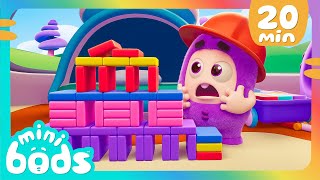 Jeff e la Frustrazione dei Blocchi 🎉🔨  Video divertenti  MINIBODS  Oddbods Italia [upl. by Retxab331]