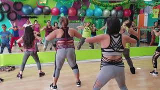 Zumba Remix Arriba abajo scoobydoo GK5XFITNESSPROGRAM [upl. by Ynafit]