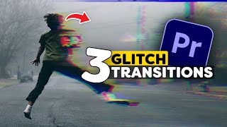 3 Easy Glitch TRANSITIONS in Adobe Premiere Pro Tutorial [upl. by Lissa148]