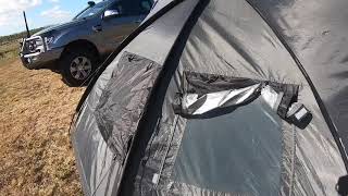 HOW TO Wanderer 3 Metre Gazebo Hub Tent Setup and Pack Down Wanderer BCF Tent HowTo [upl. by Laekim]