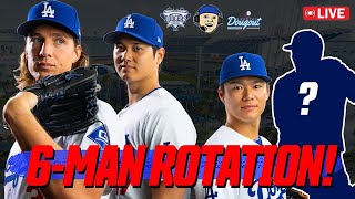 Dodgers 6Man Rotation Teoscar Hernández Contract Update Top 5 Mookie Betts Podcast Moments [upl. by Euqilegna396]