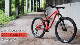 2024 Norco Fluid FS A1 Review The Ultimate Trail Machine Uncovered [upl. by Iohk114]