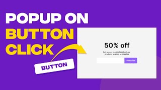 Create FREE Popup on Button Click in WordPress Using Hustle [upl. by Gentry815]