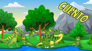 DINO DIO Y REC REC  Cuentos de DINOSAURIOS para niños en español  Cuentos divertidos para infantil [upl. by Trish]