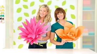 How to Make Giant Paper Flowers [upl. by Johns522]