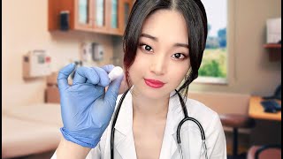 ASMR Doctor Exam and Sore Neck Treatment [upl. by Anaujal]