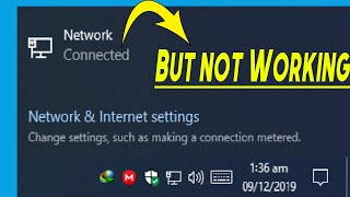 internet connected but browser not working windows 10  LAN showing internet access but not working [upl. by Nahgaem]