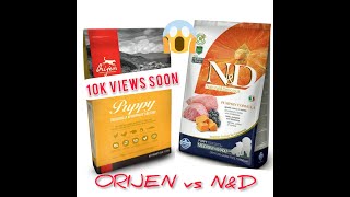 NampD Farmina Versus Orijen Dog Food Review  Best Premium Dog Food Honest Review  orijen review [upl. by Viridi]