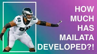 THE EVOLUTION OF JORDAN MAILATA  EAGLES FILM ROOM [upl. by Lull]