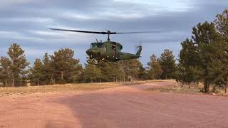 UH1N Flyby Landing and Takeoff [upl. by Etnuahs]