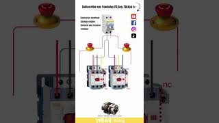 Wiring a Motor with MCB Contactor and Easy Steps contactor accontactor magneticcontactor [upl. by Ettenowtna]