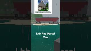 Lhb Red Parcel Van Mini Block Craft [upl. by Mehelhteb315]