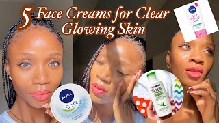 5 Affordable Face Creams for Clear Glowing Skin  Simple Cetaphil Niveaperfectandradiant [upl. by Ahsined]