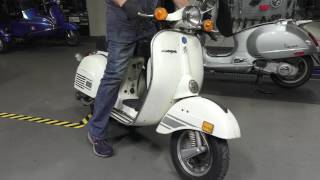 How to Start a Vintage Vespa [upl. by Adraynek]