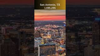 TOP TEN MOST POPULATED CITIES IN THE USA trendingshorts facts shorts viral usfacts [upl. by Etnoled551]