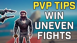 How to Win Uneven Fights PVP TIPS  Sea of Thieves [upl. by Ailehpo977]