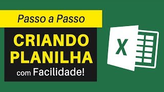 Como Fazer PLANILHA no Excel Facilmente  Passo a Passo [upl. by Maurice241]