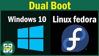 Dual boot fedora with windows 10  The complete guide  100 WORKING [upl. by Alejna]