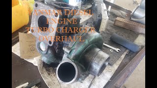 4LHASTP DIESEL ENGINE TURBO CHARGER DISASSEMBLE AND ASSEMBLE [upl. by Stalk]