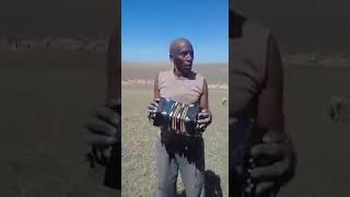 Xhosa Concertina player  Zadeki MNgxongo from Sgidi village [upl. by Annaoy]