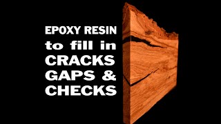 Using Epoxy Resin to Fill Cracks and Gaps in Wood  Complete Tips and Techniques [upl. by Attenahs713]