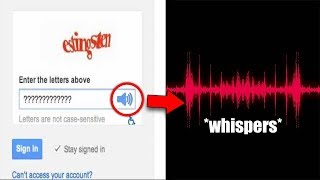 9 Audio Captchas Too Creepy to Hear [upl. by Yraccaz]