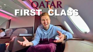 Qatar Airways A380 FIRST CLASS Paris to Doha [upl. by Emaj]