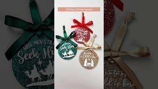 EPOXY FREE ACRYLIC ORNAMENTS WITH GLITTER [upl. by Aland]