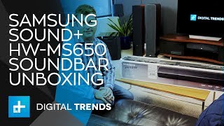 Samsung Sound HWMS650 Soundbar  Unboxing [upl. by Anilak]