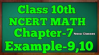 Example 910 Chapter 7 Coordinate Geometry Class 10th Math [upl. by Chiles]