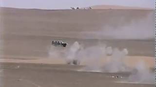 Mk19 Grenade Launcher vs Moving Jeep Kuwait 1999 [upl. by Searle]