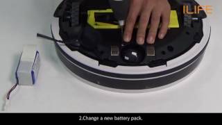 How to change new components  ILIFE V7sPro Robot Vacuum [upl. by Martainn]