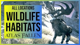 Atlas Fallen All Wildlife Habitats  Locations for Wildlife Treasures [upl. by Sul]