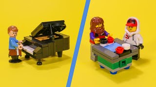 10 EASY and SIMPLE LEGO IDEAS [upl. by Eniamraj]