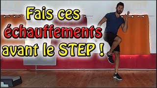 Échauffements en STEP rapides   Apprendre le step [upl. by Darelle]