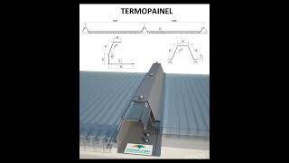 Termopainel translúcido leitoso ou cristal para instalação com as telhas sanduíche isoete kingspan [upl. by Nnahgem]