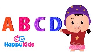 ABC Tumble Down D  Nursery Rhymes For Kids And Children  Baby Songs  HappyKids [upl. by Amihsat]