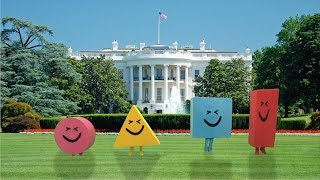 The Shapes Visit The White House  Mister Maker [upl. by Yehs485]