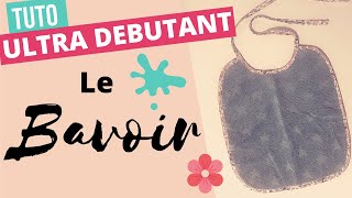 TUTO ultra débutant  coudre un bavoir [upl. by Lamag]