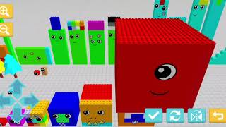 Making ALL the numberblocks using Draw Bricks 1 to 1 thousand [upl. by Clerissa593]