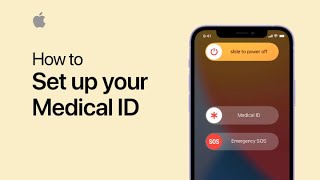 How to set up Medical ID on iPhone and iPod touch — Apple Support [upl. by Matlick]