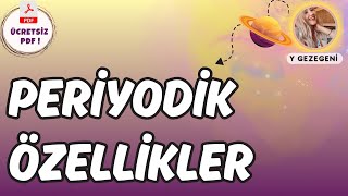 🌟 PERİYODİK ÖZELLİKLER  2025 TYT KİMYA KAMPI 6GÜN 2025tayfa [upl. by Adniroc518]