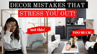 COMMON DECOR MISTAKES  EASY FIXES [upl. by Maddy867]