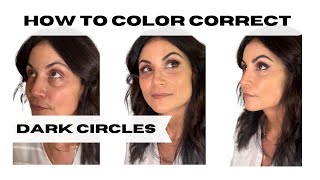 Dark Circles How to Color Correct [upl. by Imat]