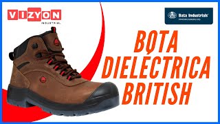 BOTA de Seguridad DIELÉCTRICA marca BATA Industrial Modelo British [upl. by Ahsel]