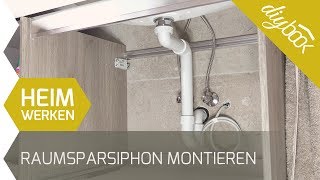 Raumsparsiphon montieren [upl. by Enialedam]