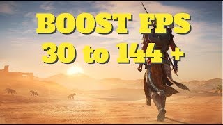 Assassins creed origins  How to BOOST FPS and performance on any PC [upl. by Reena367]